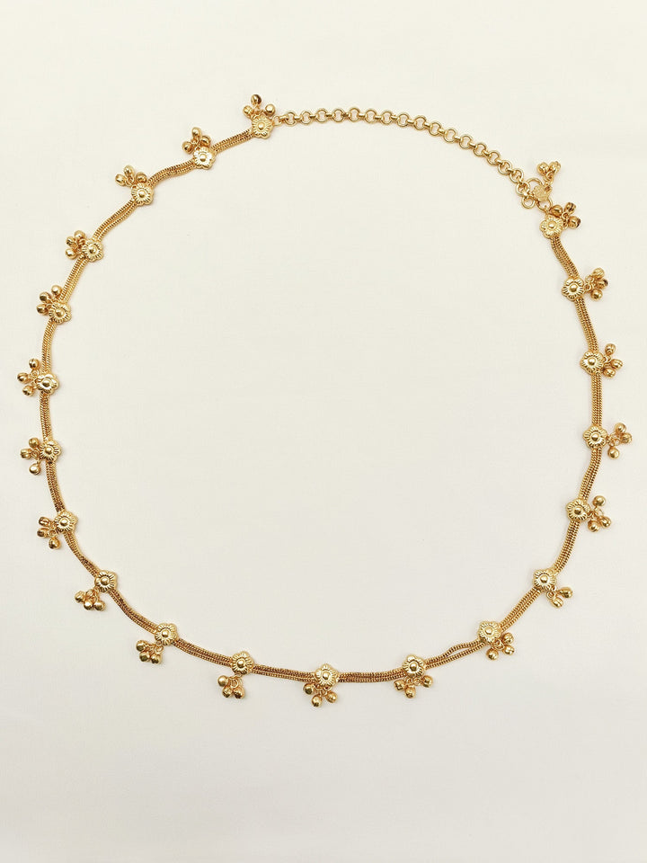 Simar Golden Antique Waist Belt/kamar Bandh