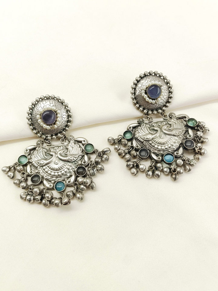 Wamika Multi Colour Oxidized Earring