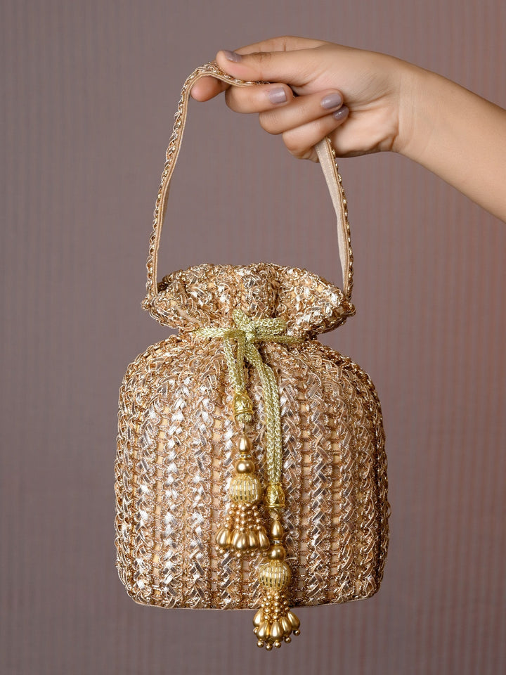 Nora Rose Gold Potli Bag