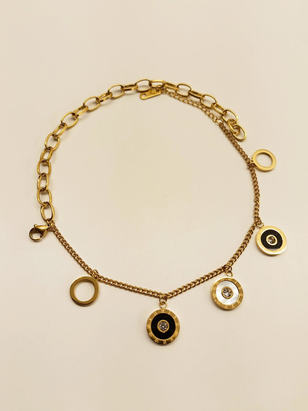 Nirali Golden Chain Bracelet