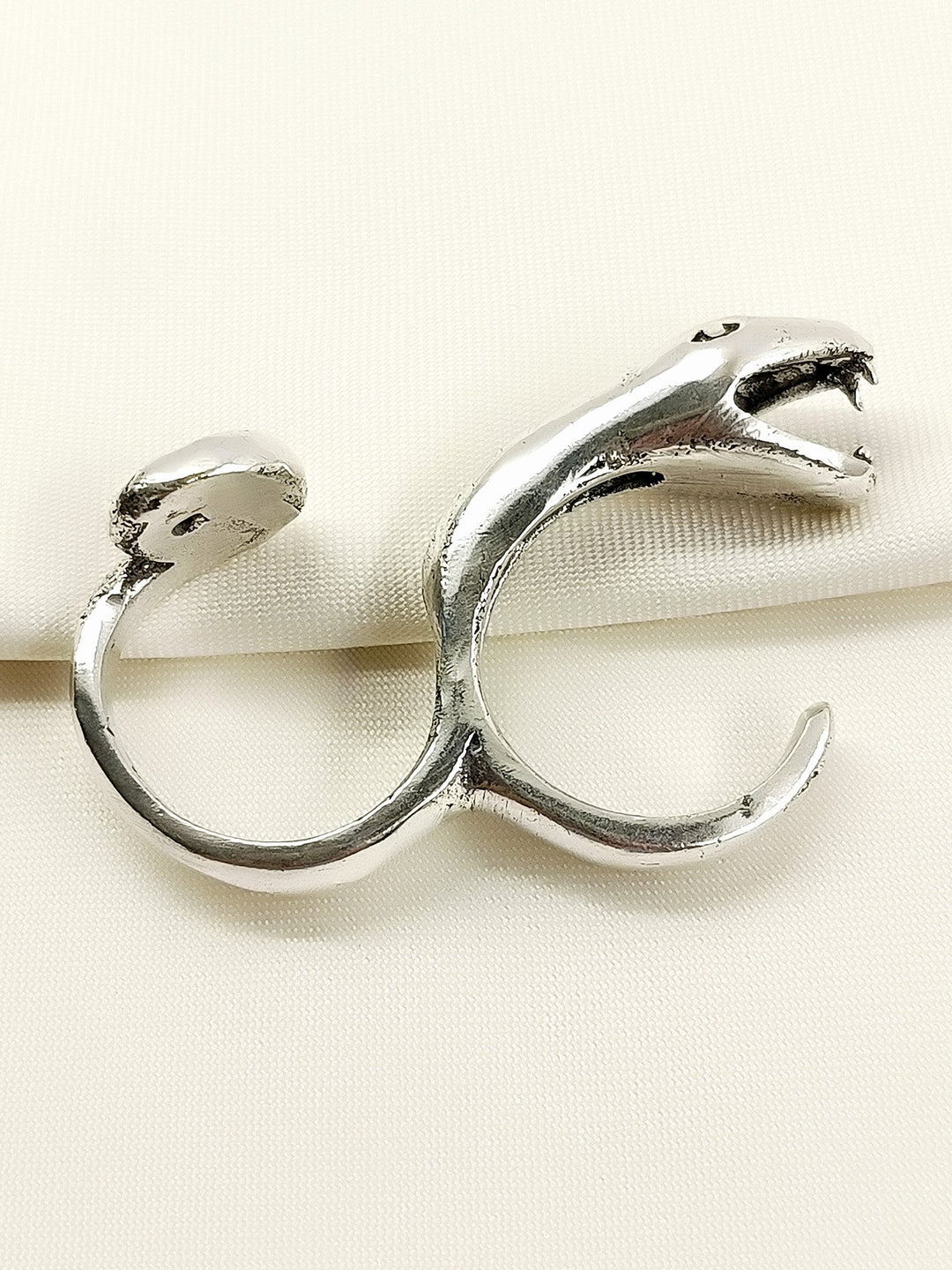 Saiyan Silver Men's Finger Ring