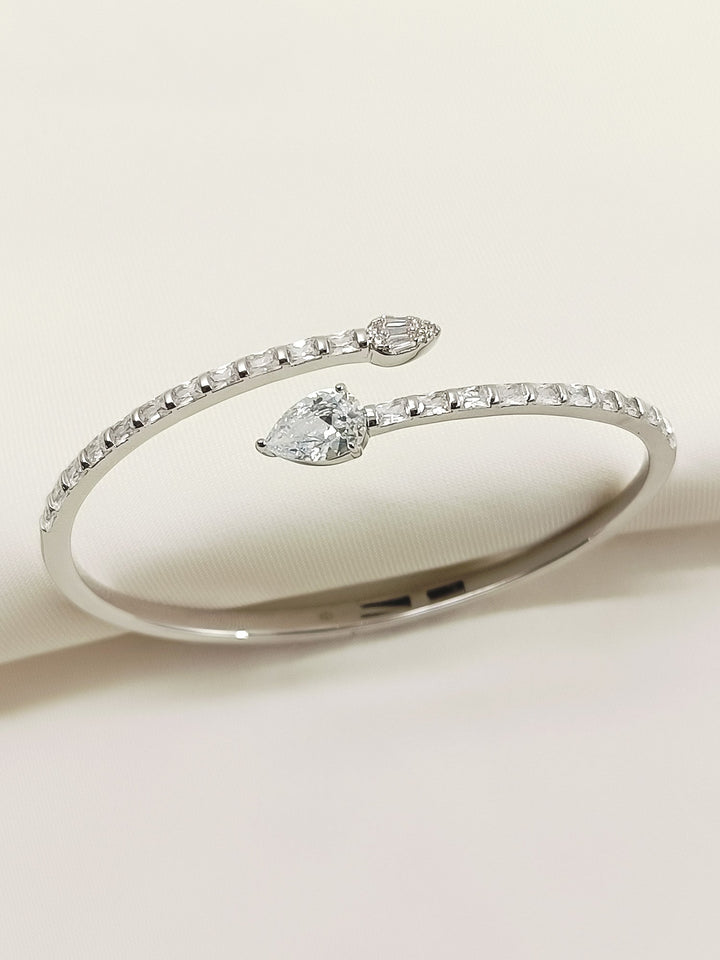 Adrika White American Diamond Bracelet