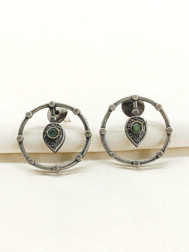 Darpana Mint Green Oxidized Tops