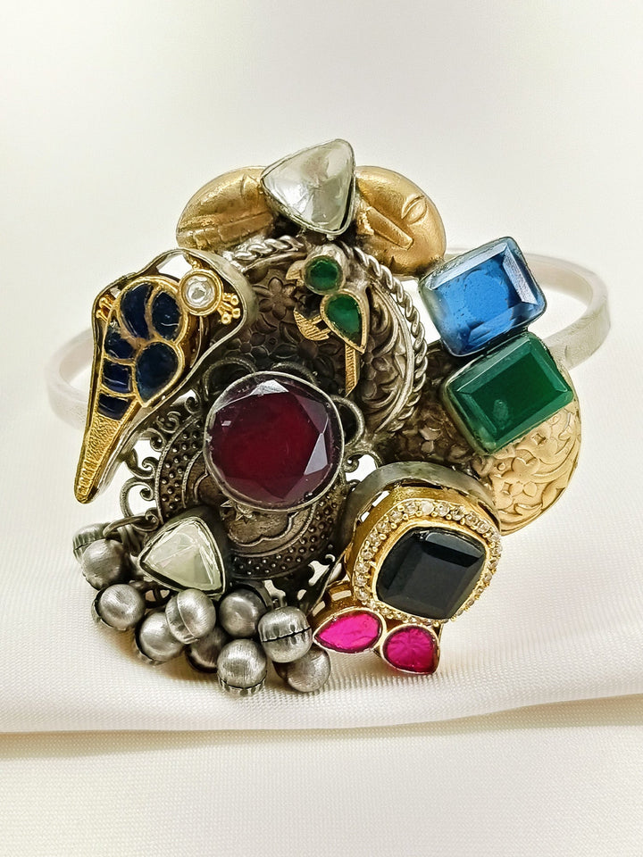 Denise Multi Colour Oxidized Bracelet