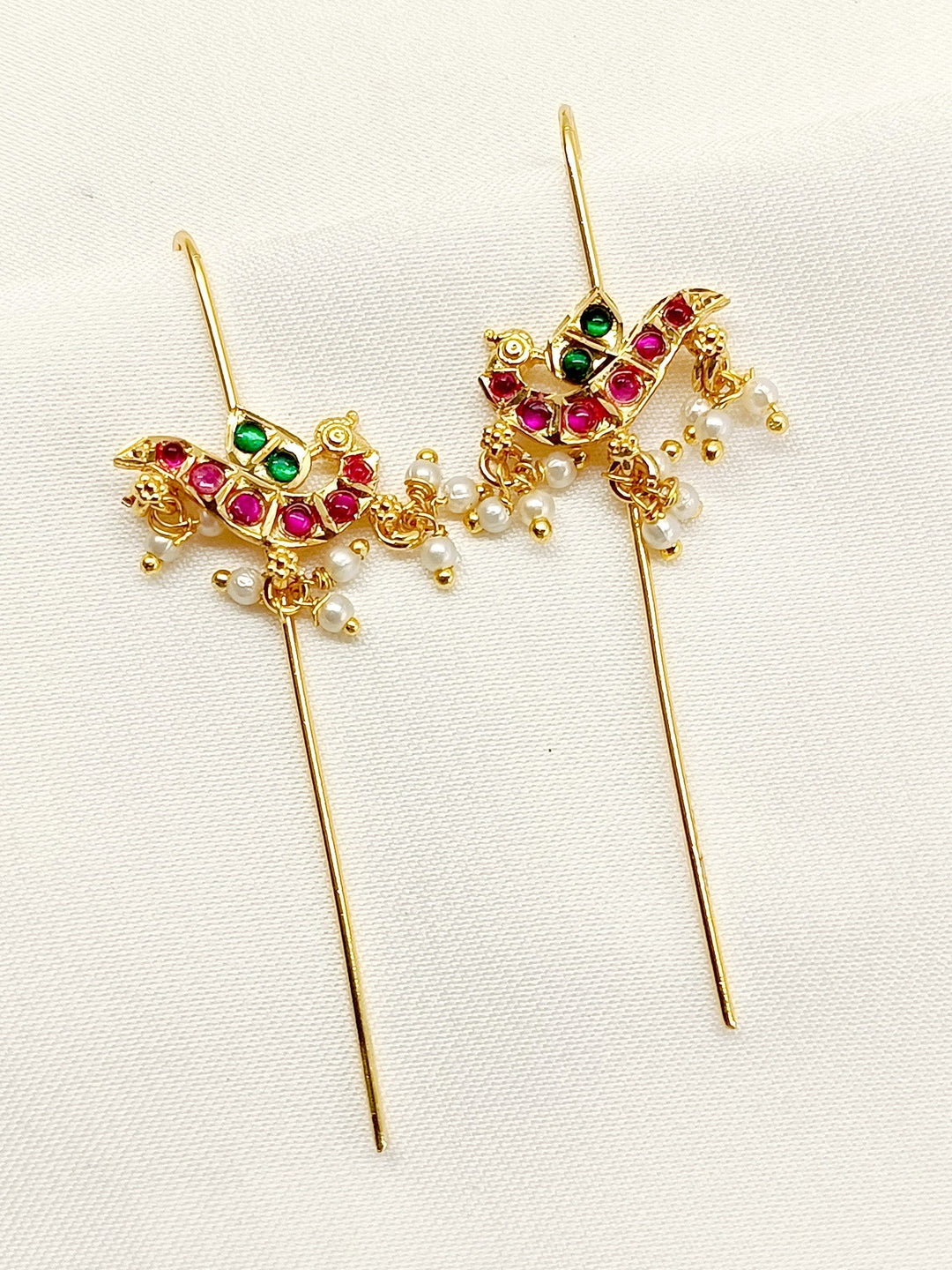 Riyaaz R & G Gold Plated Kundan Ear Cuff [ Price is for Pair ]