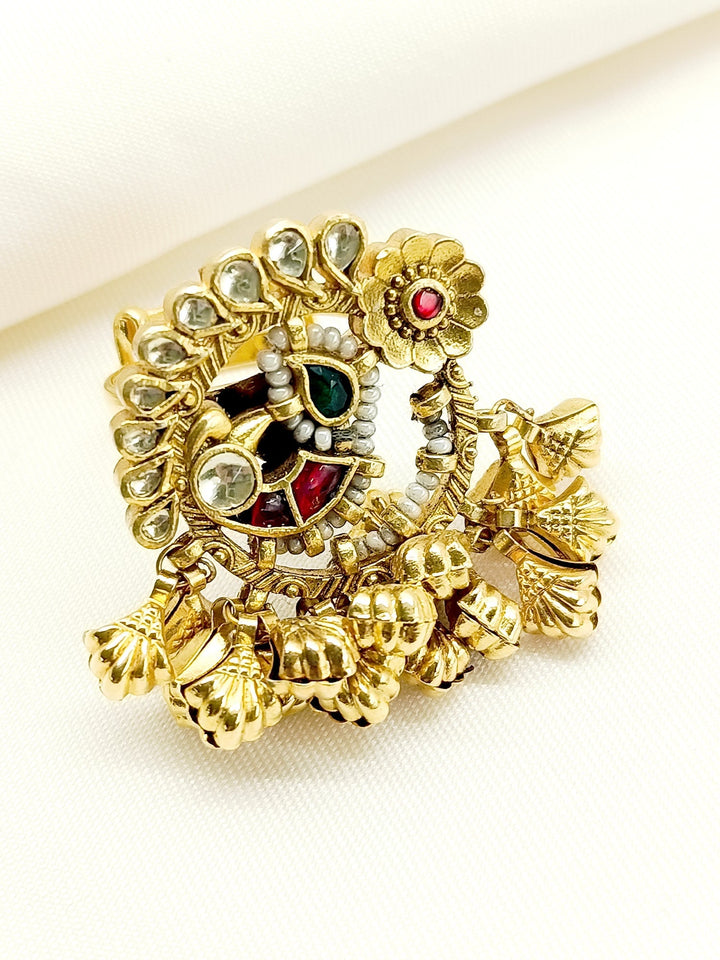 Vishali R & G Kundan Finger Ring