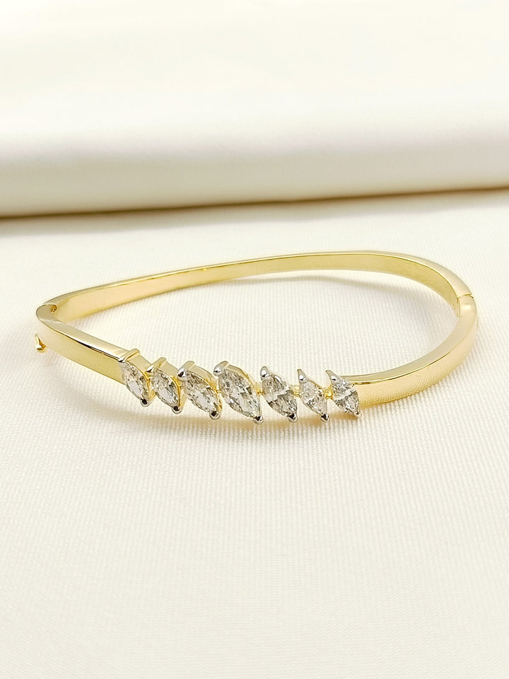 Meera 92.5 Silver Swarovski Stone Bracelet