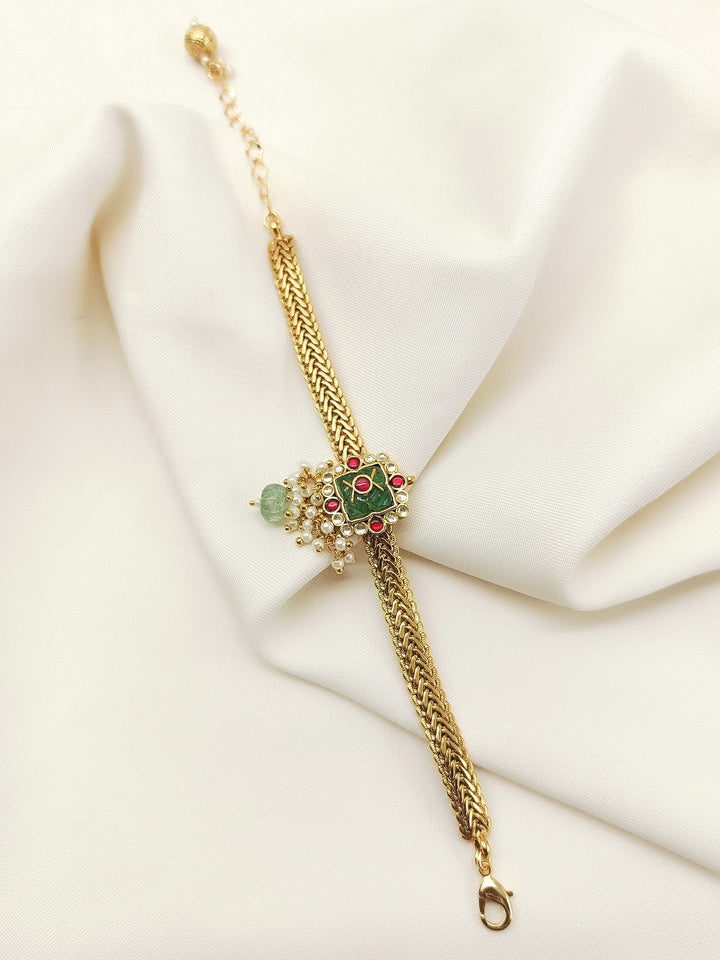 Sirisha R&G Kundan Bracelet
