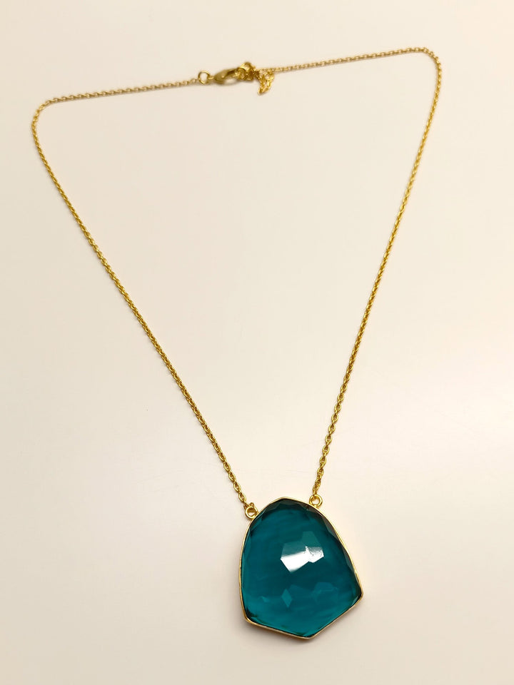 Najma Blue Natural Stone Neckpiece