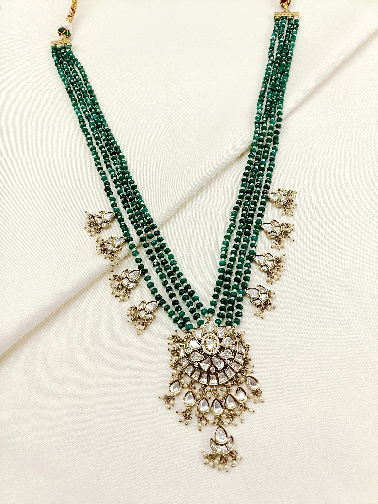 Jayash Green Groom Beads Neckpiece – Sarvati