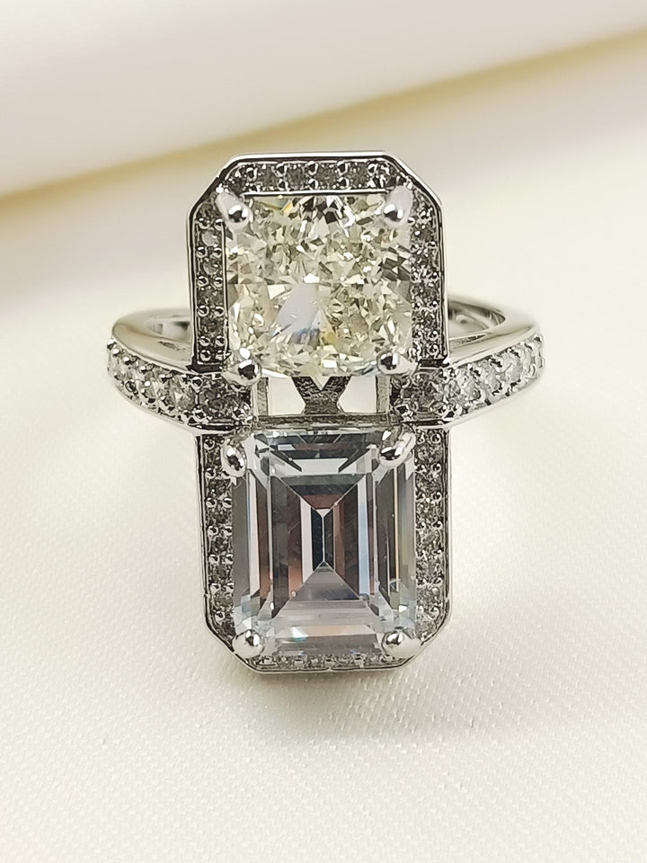 Sharvari White American Diamond Finger Ring