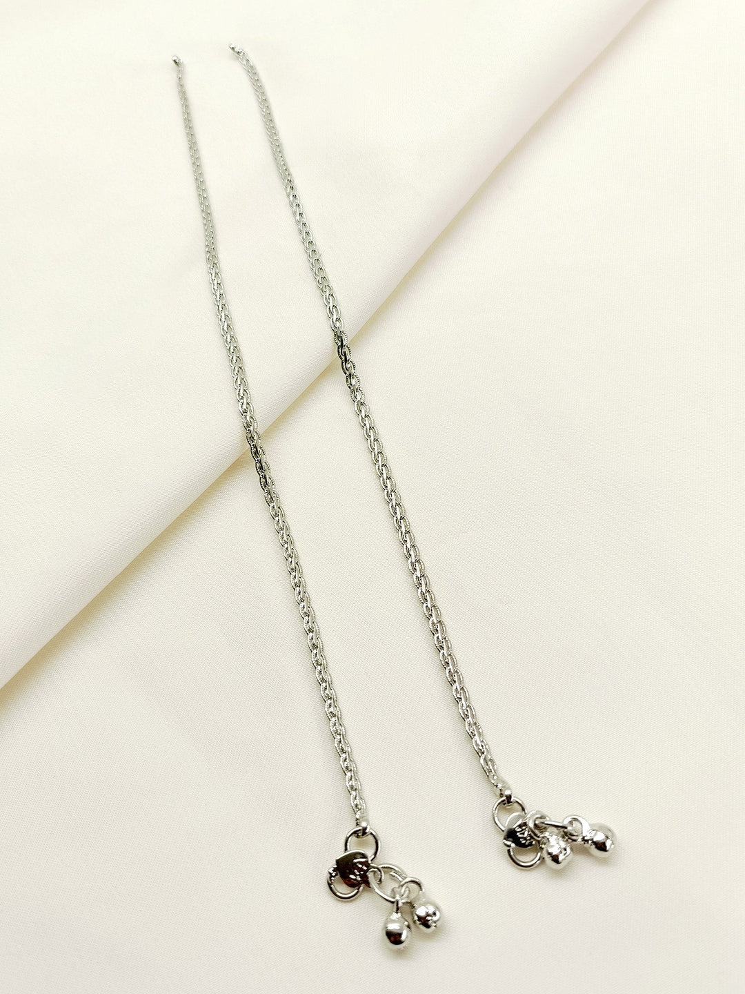 Aswi Silver Antique Anklet
