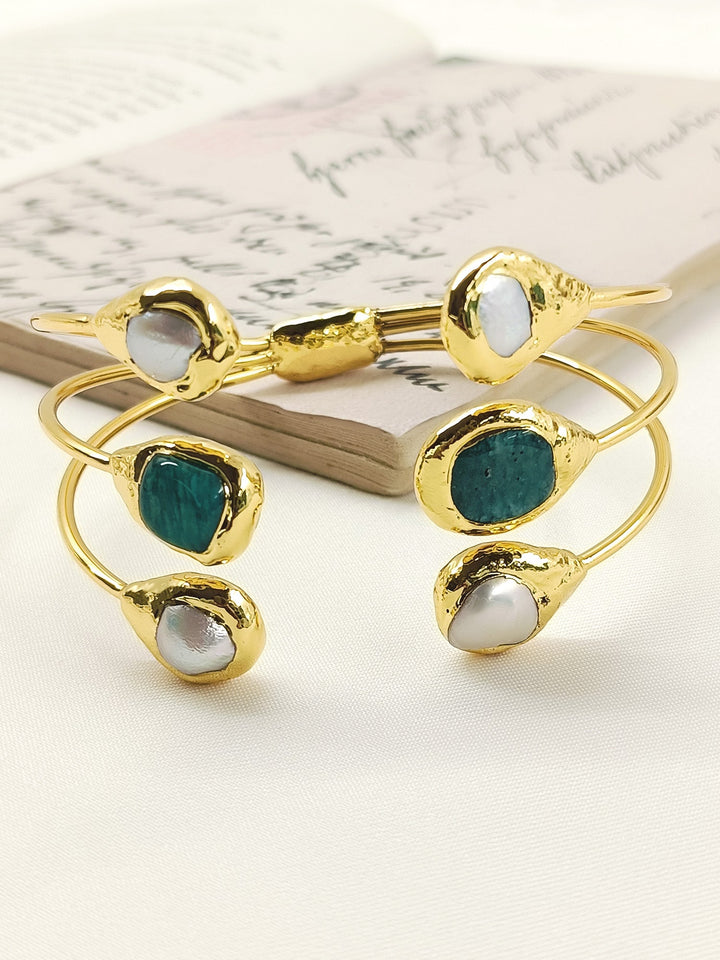 Emad Green Western Bracelet