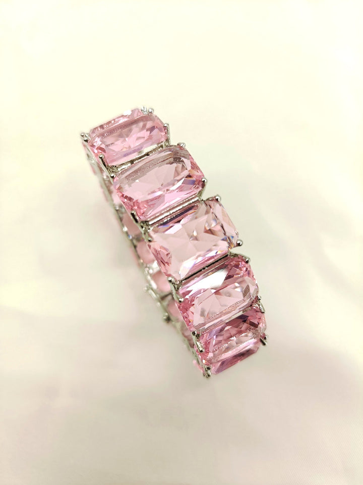 Fani Baby Pink Swarovski Stone Bracelet