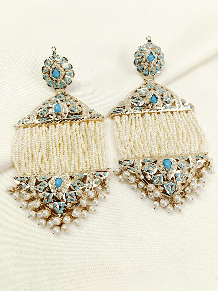 Gulbahar Firozi Jadau Earring