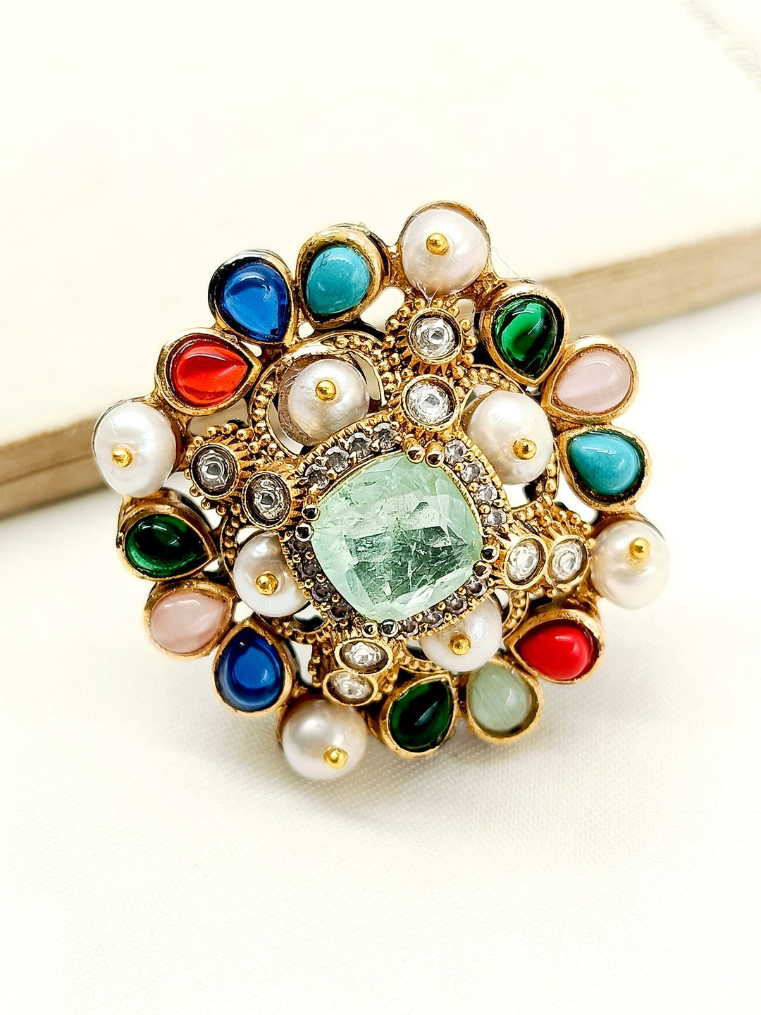 Suraiya Navaratna Victorian Finger Ring