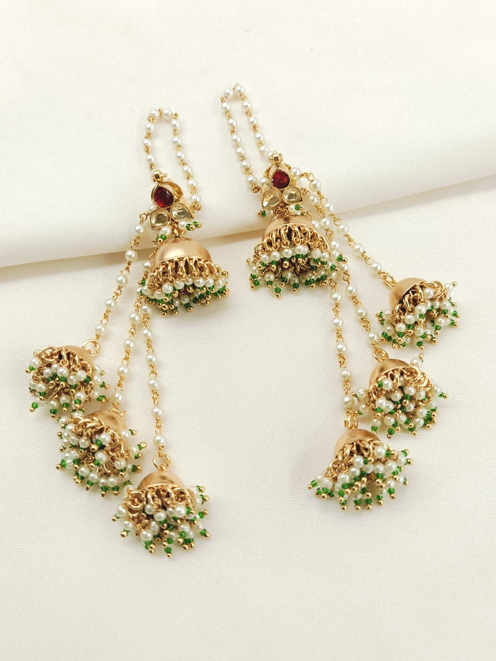 Meerakshi Ruby Kundan Jhumki