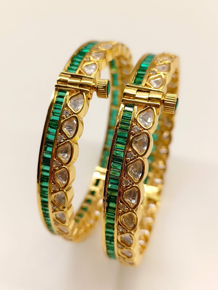 Katherine Green Kundan Bangle Pair