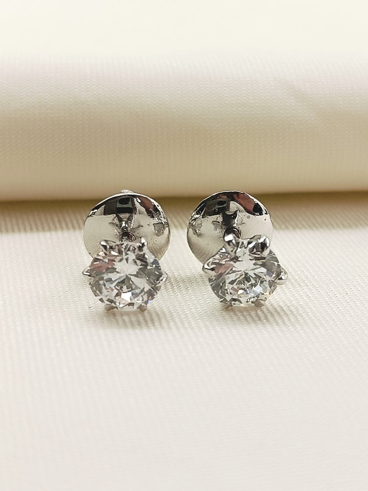 Iksha 92.5 Silver Swarovski Stone Tops