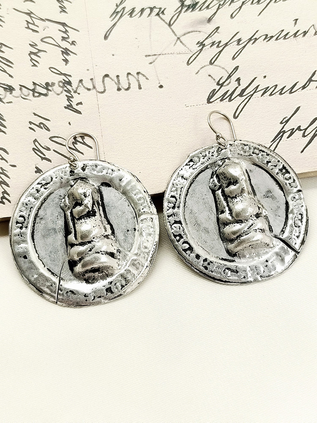 Nishad Silver Tribal Men's Earring