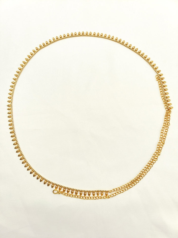 Abeera Plain Antique Waist Belt/kamar Bandh