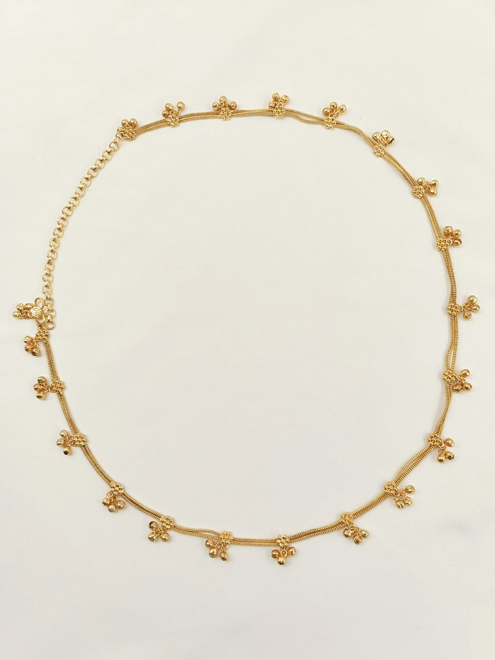 Calypso Golden Antique Waist Belt/kamar Bandh