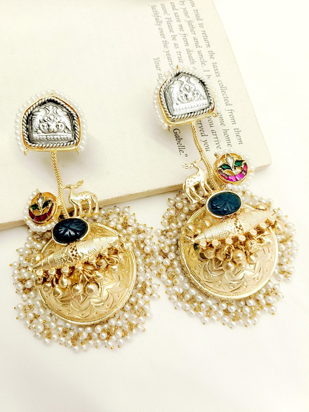 Kashish Multi Colour Boutique Jhumki