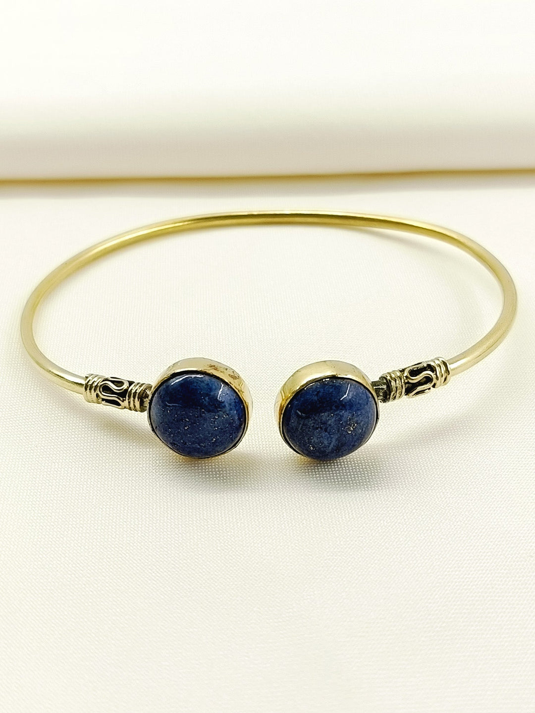 Rushil Navy Blue Dual Stone Men&