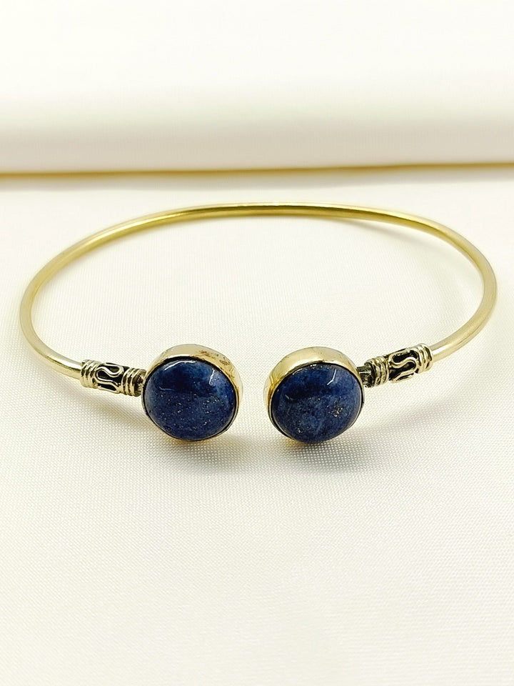 Rushil Navy Blue Dual Stone Men&