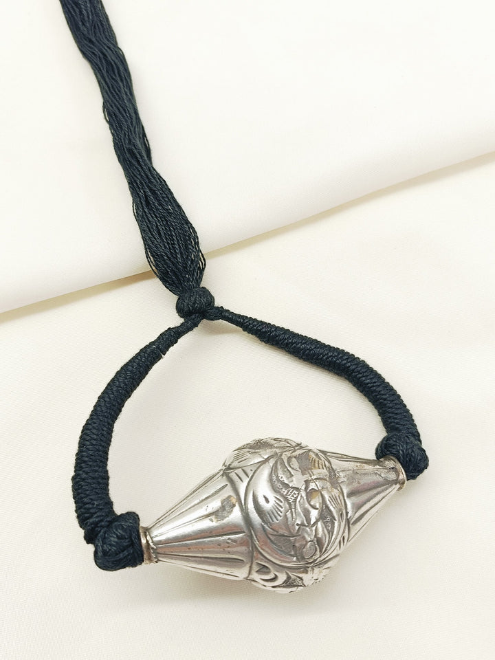 Mangala Black Oxidized Neckpiece