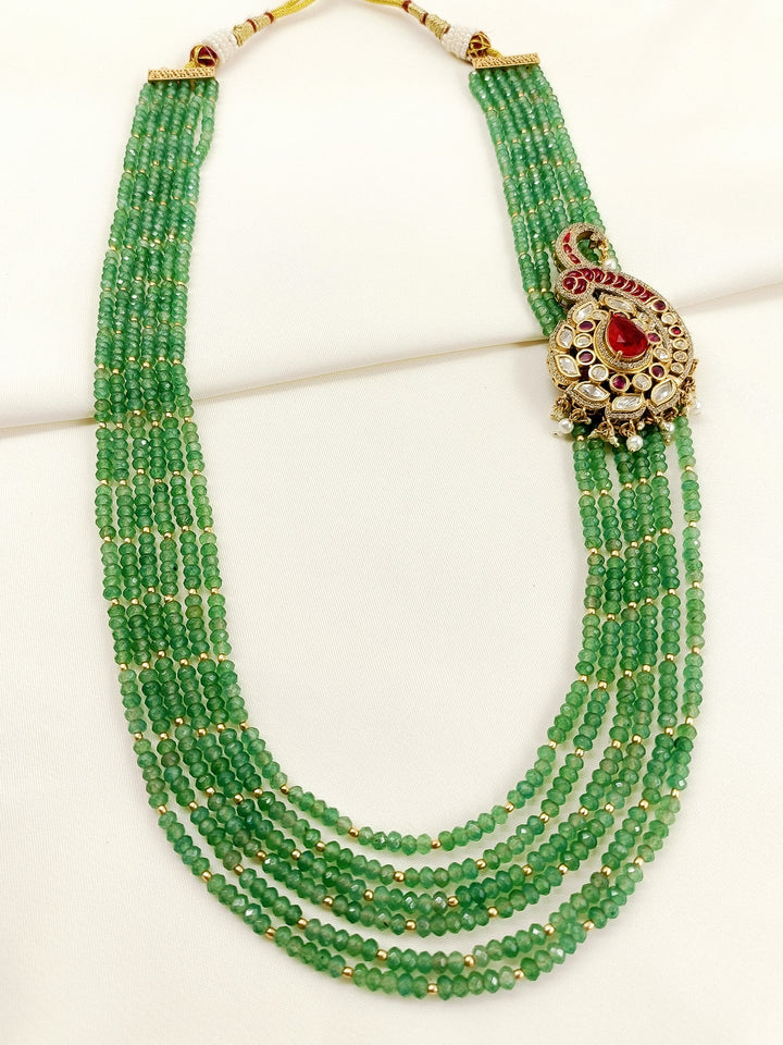 Kaushal R&amp;G Groom Beads Neckpiece