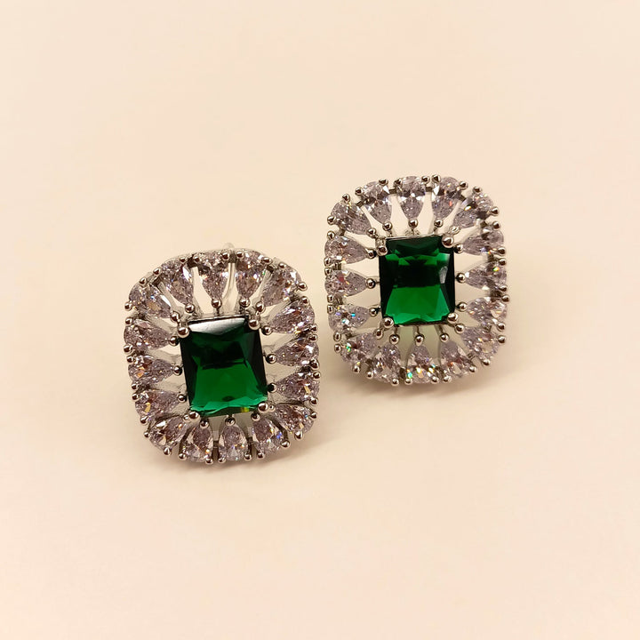 Rani American Diamond Green Emerald Tops