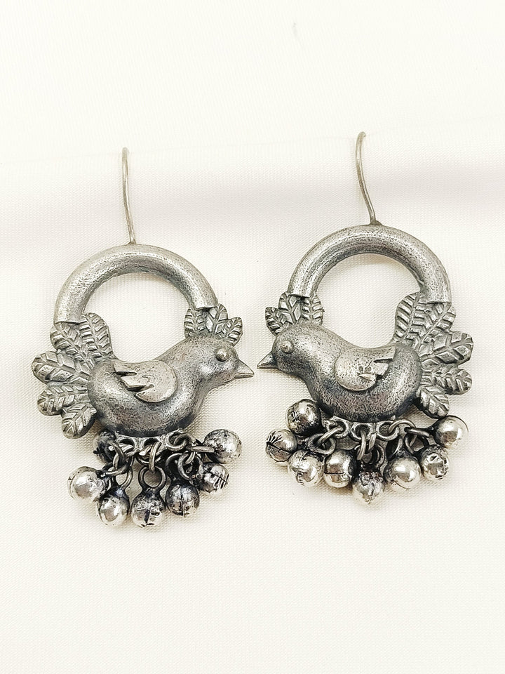 Geetashree Plain Oxidized earring