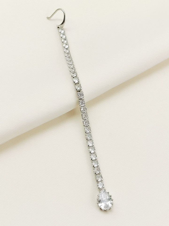 Eila White American Diamond Teeka
