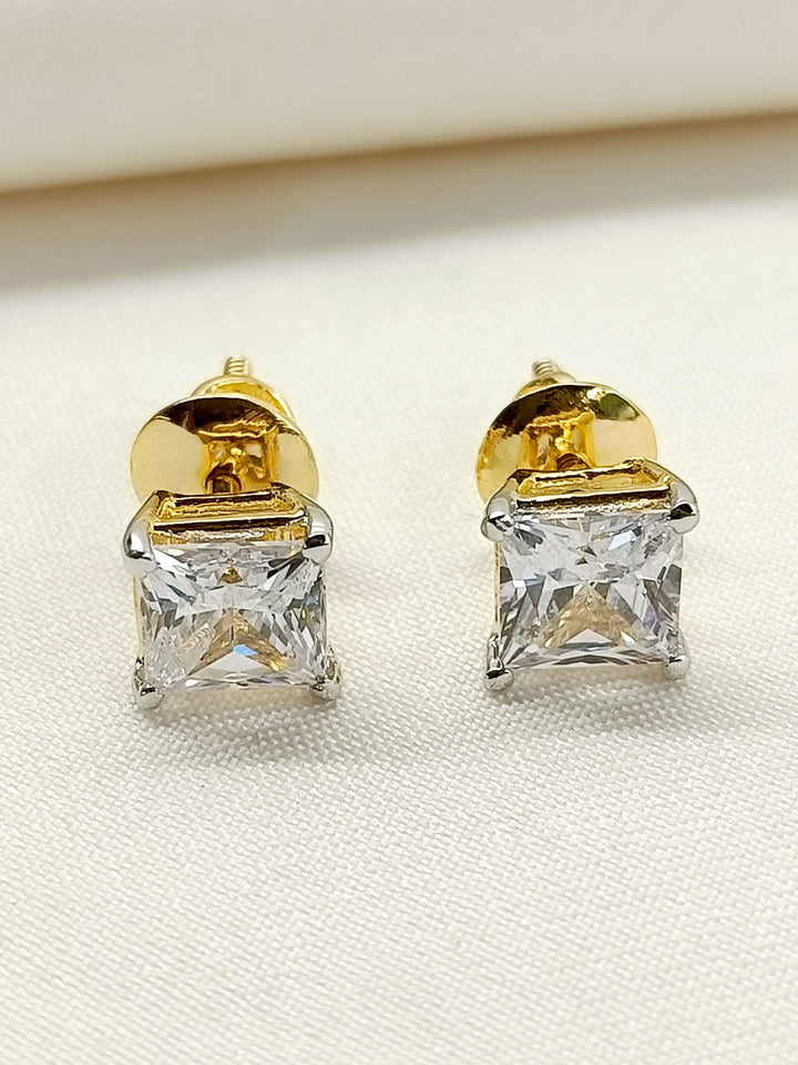 Lubna 92.5 Silver Swarovski Stone Tops