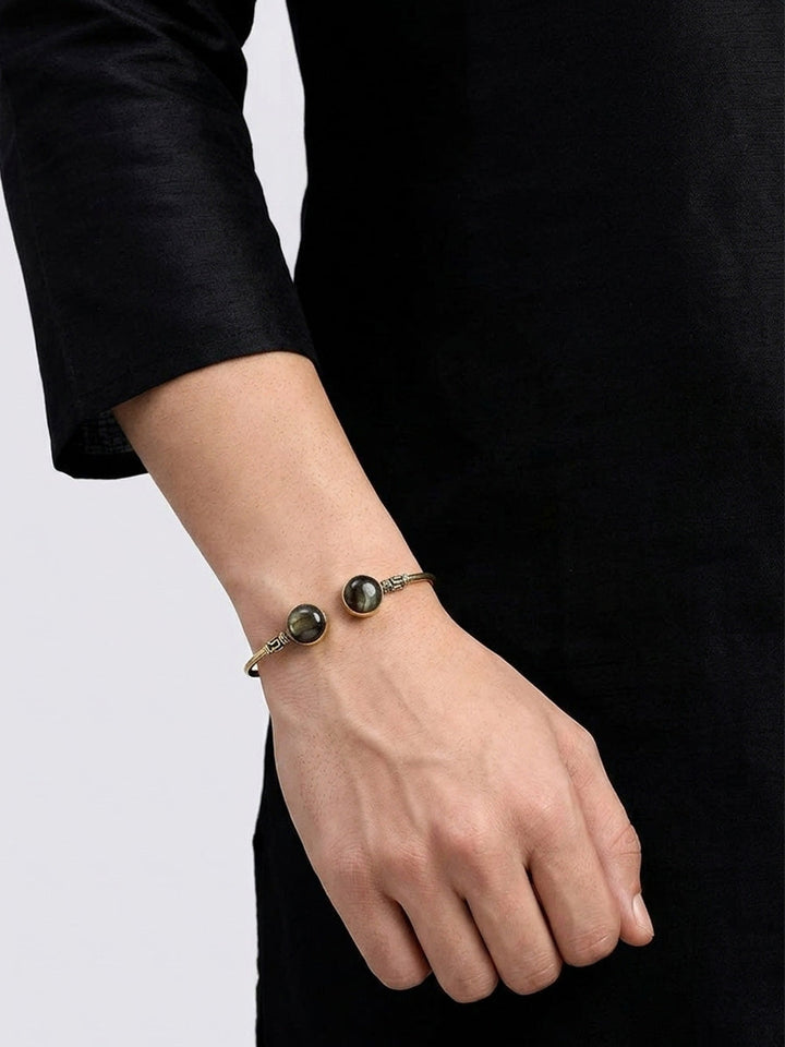 Rehaan Moonstone Dual Labradorite Men&