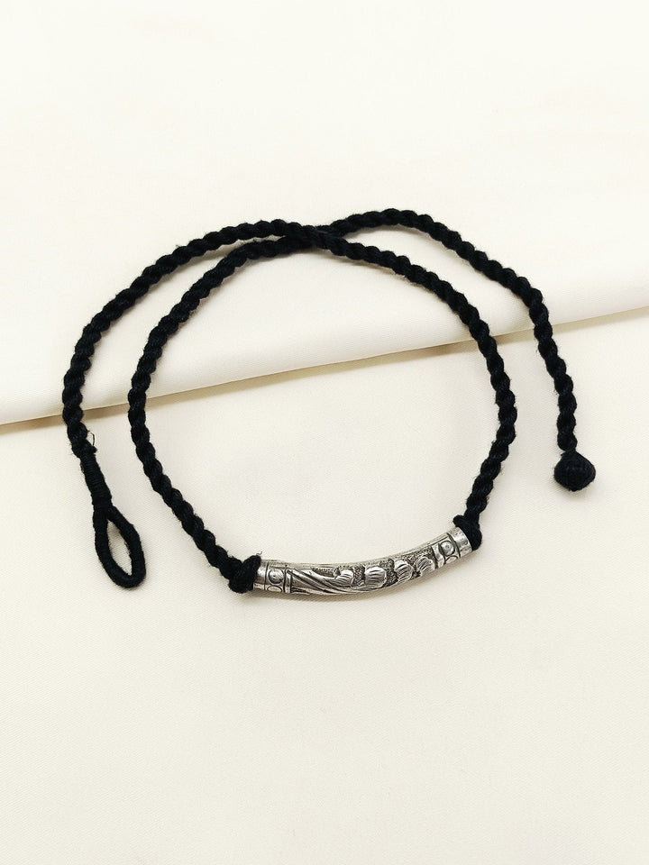 Meehika Black Oxidized Bajubandh