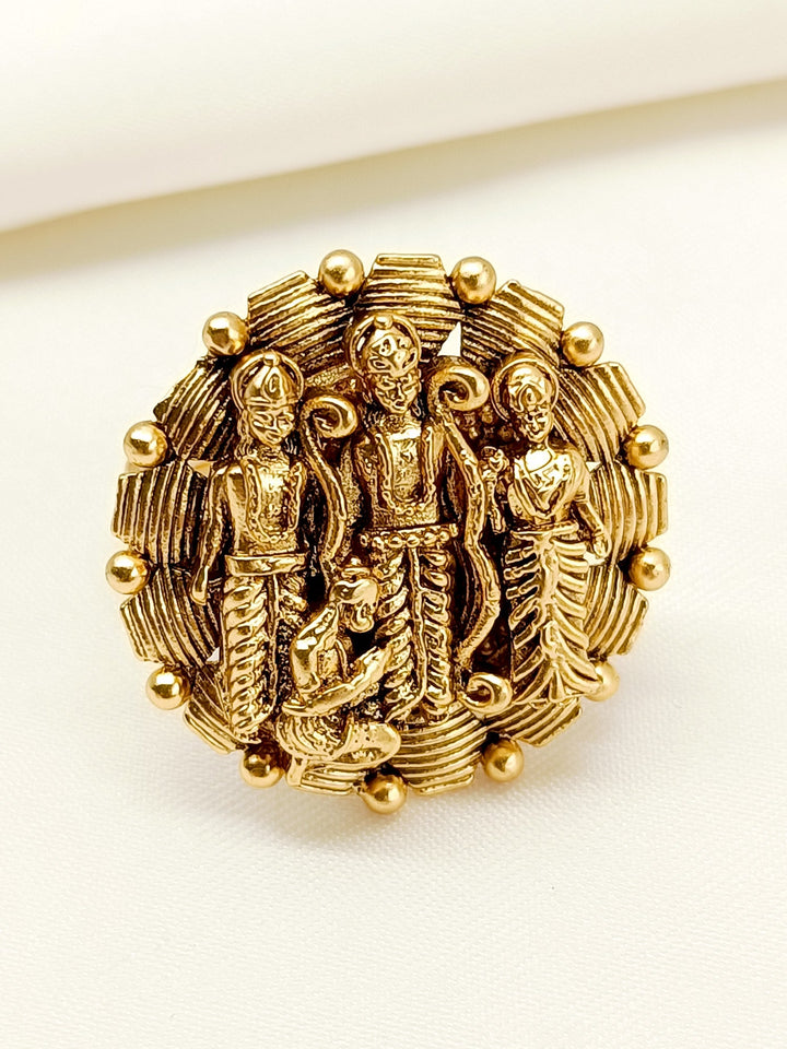 Swarna Antique Finger Ring