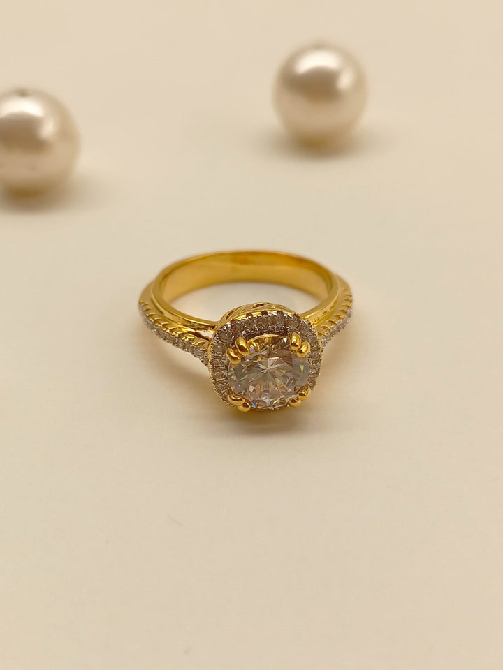 Seher American Diamond Finger Ring