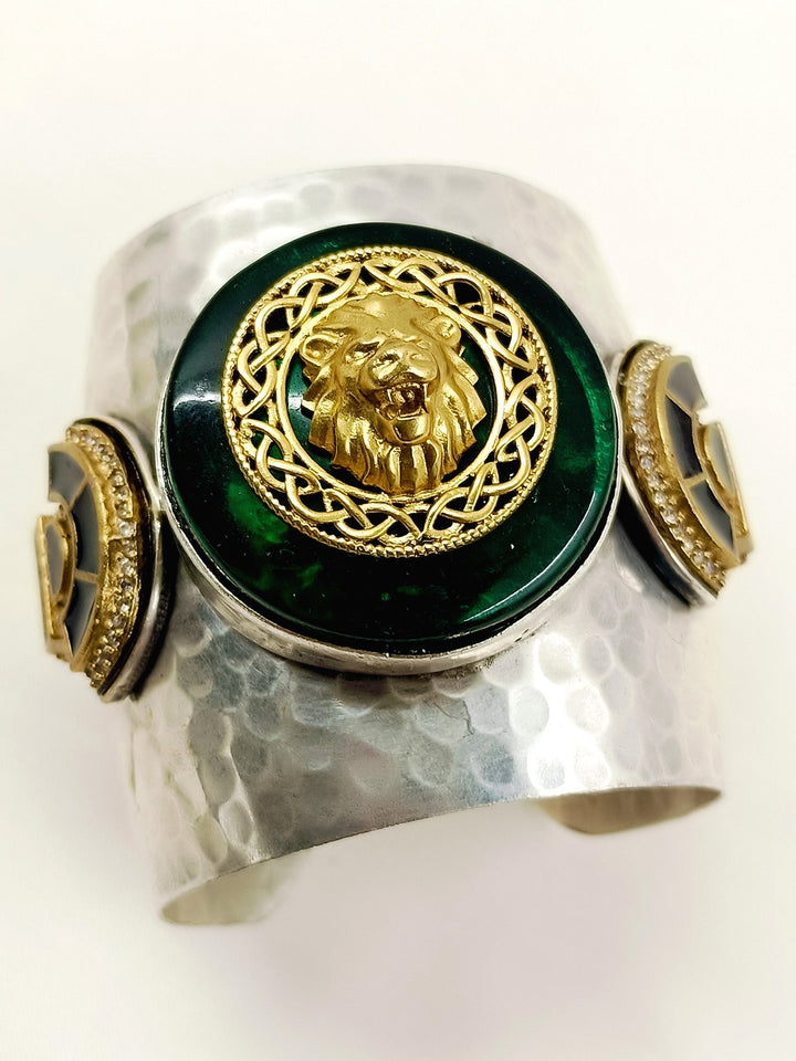 Namit Green Silver Royal Lion Men&