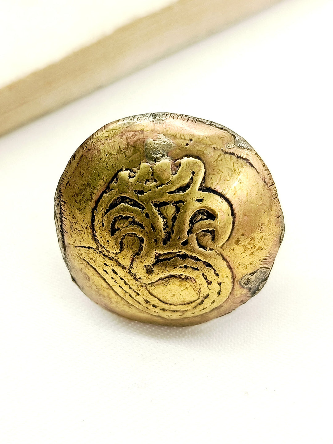 Pranya Golden Tribal Finger Ring