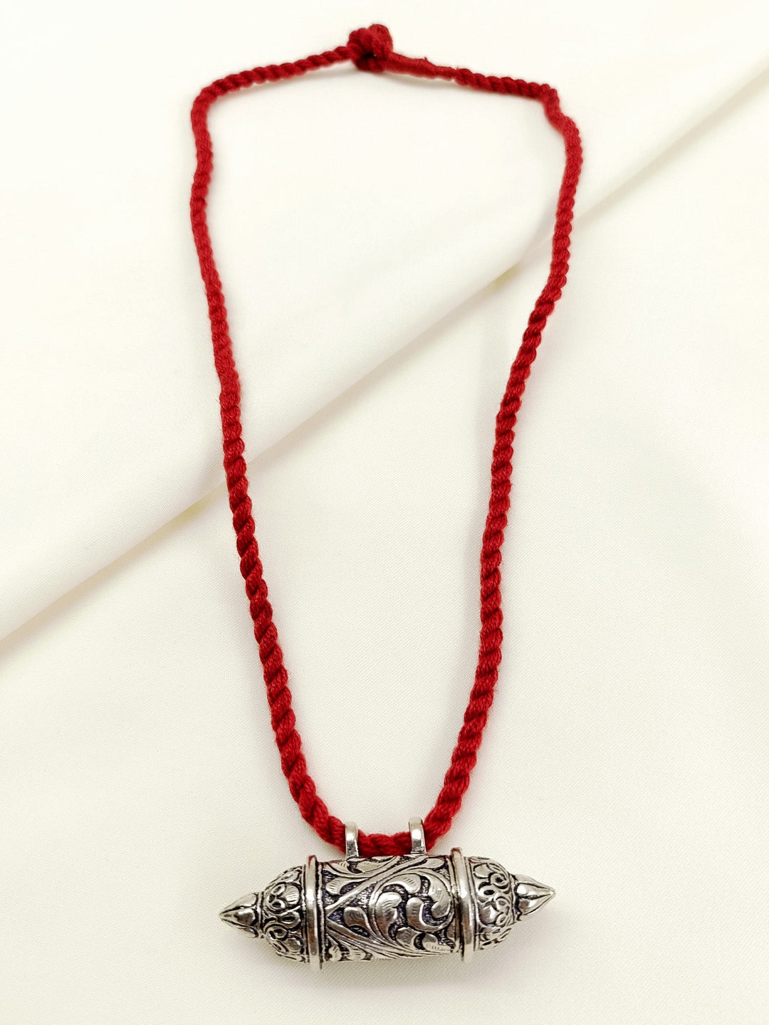 Runal Maroon Oxidized Tabiz Men&