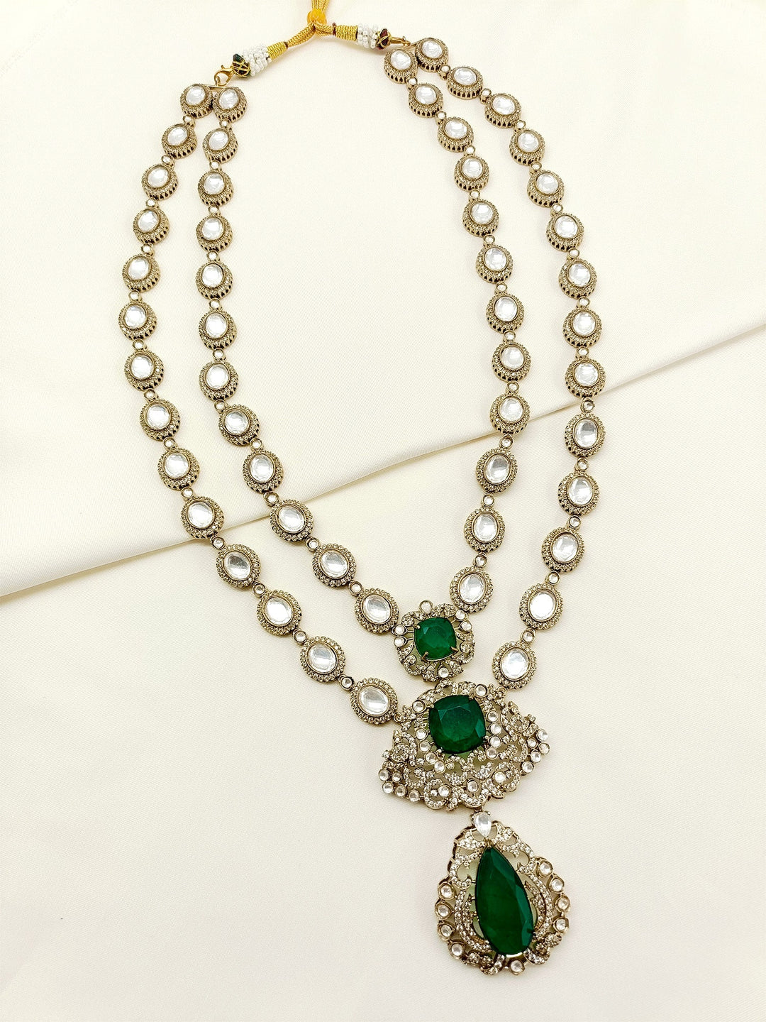 Drashan Groom Mala And Kalgi In Green