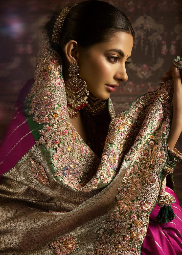 Pure Bangalore Taana Silk Saree Set – Heavy Embroidery & Zircon Work (Set of 5)