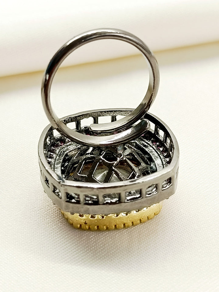 Wazeera Ruby Victorian Finger Ring