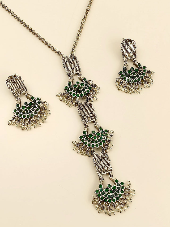 Reva Green Long Oxidized Set