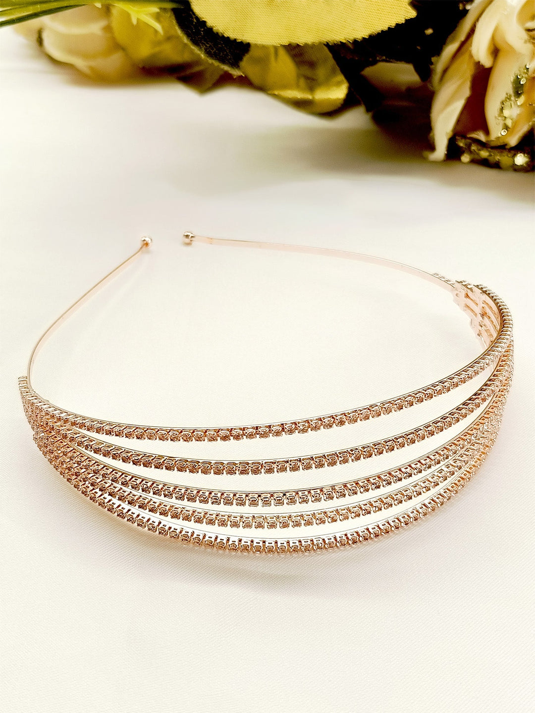 Kinjal American Diamond Hair Band