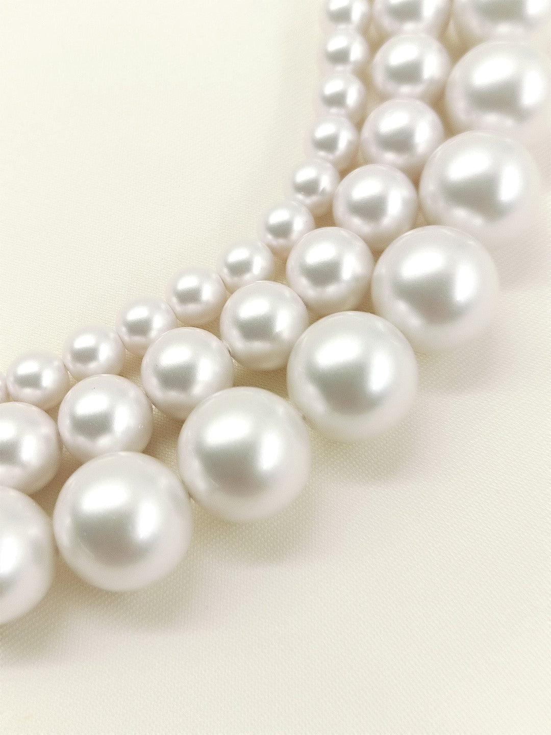 Nandika White Beads Neckpiece