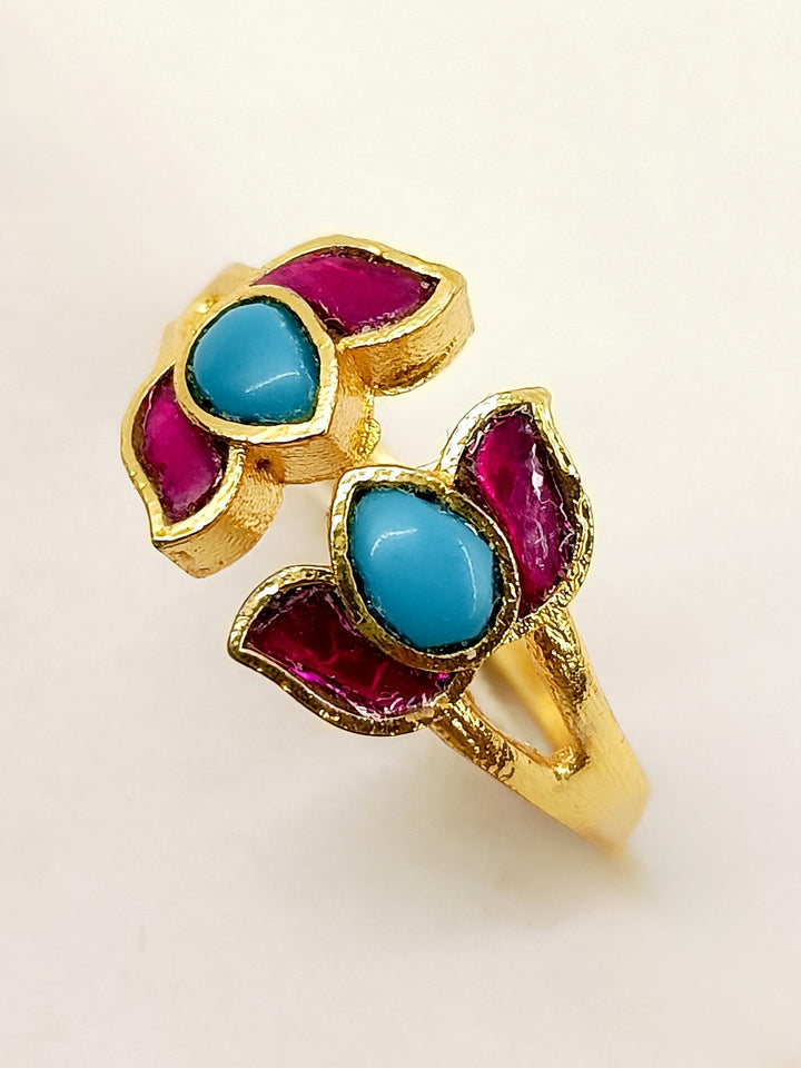 Kavi F & R Kundan Finger Ring