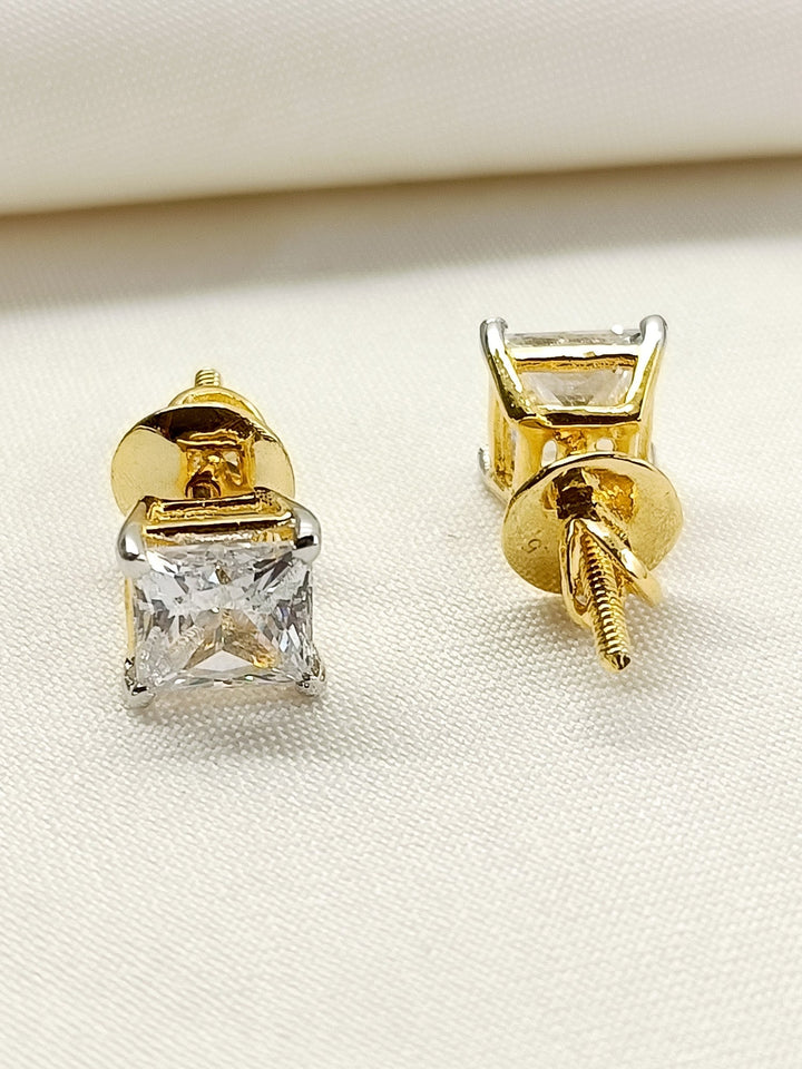 Lubna 92.5 Silver Swarovski Stone Tops